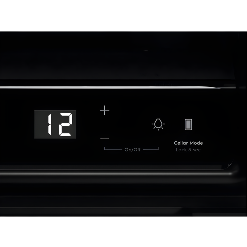 AEG NKW8P21KAT - Black Integrated Wine Cooler - 15 Bottles - F Rated