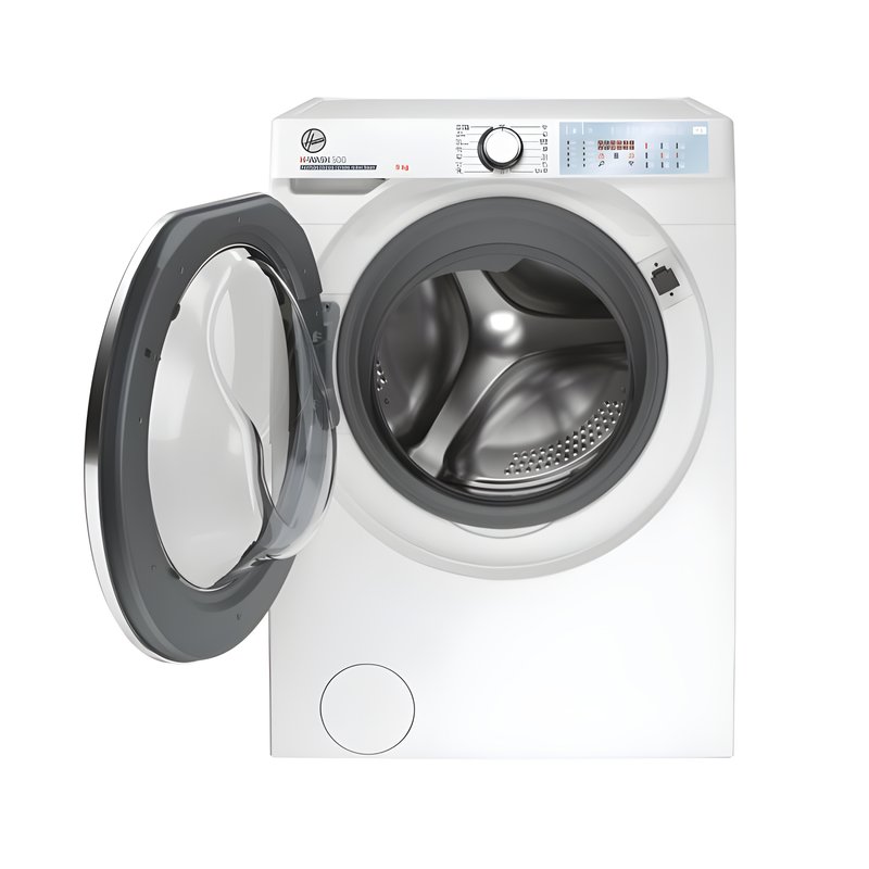 Hoover HWB 49AMC/1-80 - Wi-Fi Connected White Freestanding 9KG Washing Machine - 1400 RPM - A energy