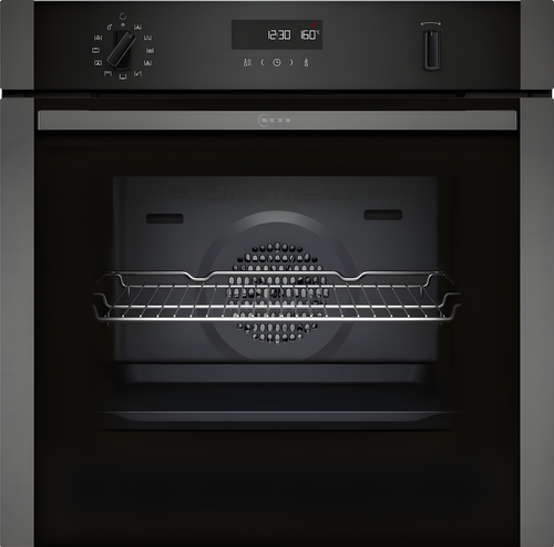 NEFF B2ACH7AG7B - Black/Graphite Single Oven - 71L - A+ Energy