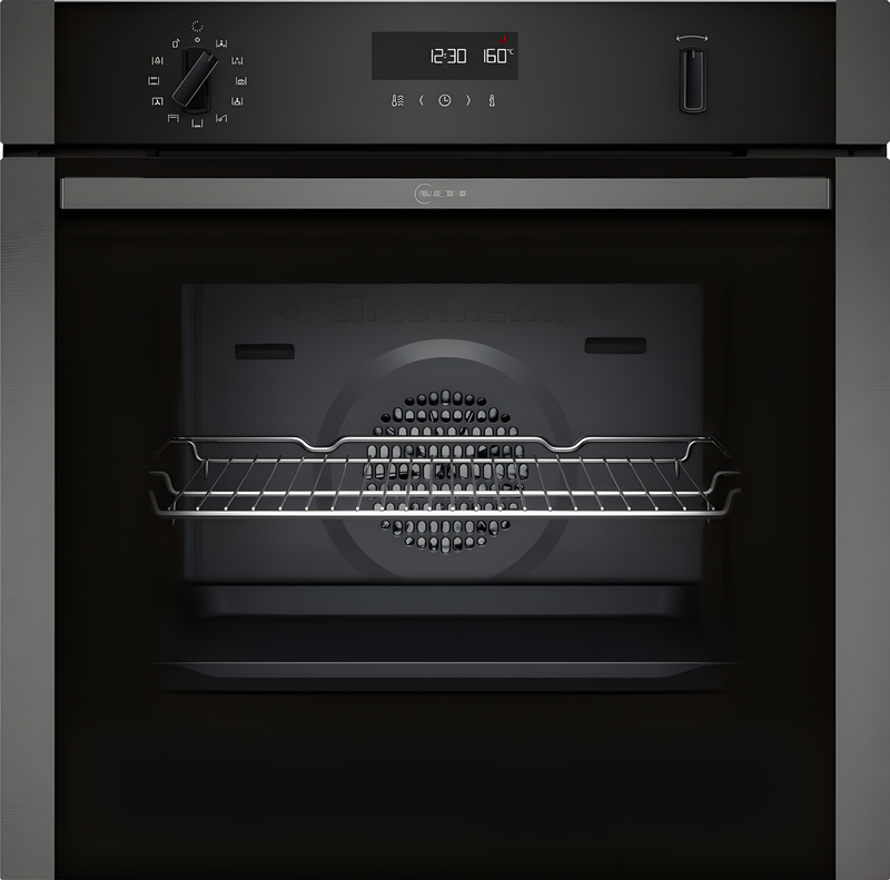 NEFF B2ACH7AG7B - Black/Graphite Single Oven - 71L - A+ Energy