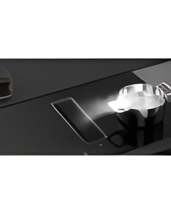 Midea MIH7480Y225GKH1 - Black 80cm Induction Extractor Hob - 4 Zones - A++ Energy