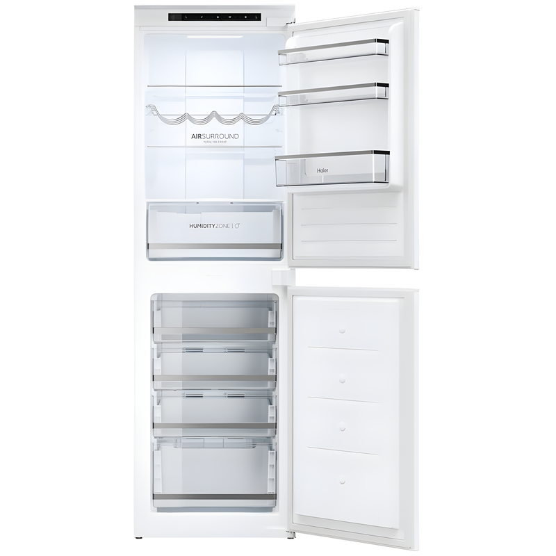 Haier HB50T618FMK - Integrated 50/50 Frost Free Fridge Freezer - E energy
