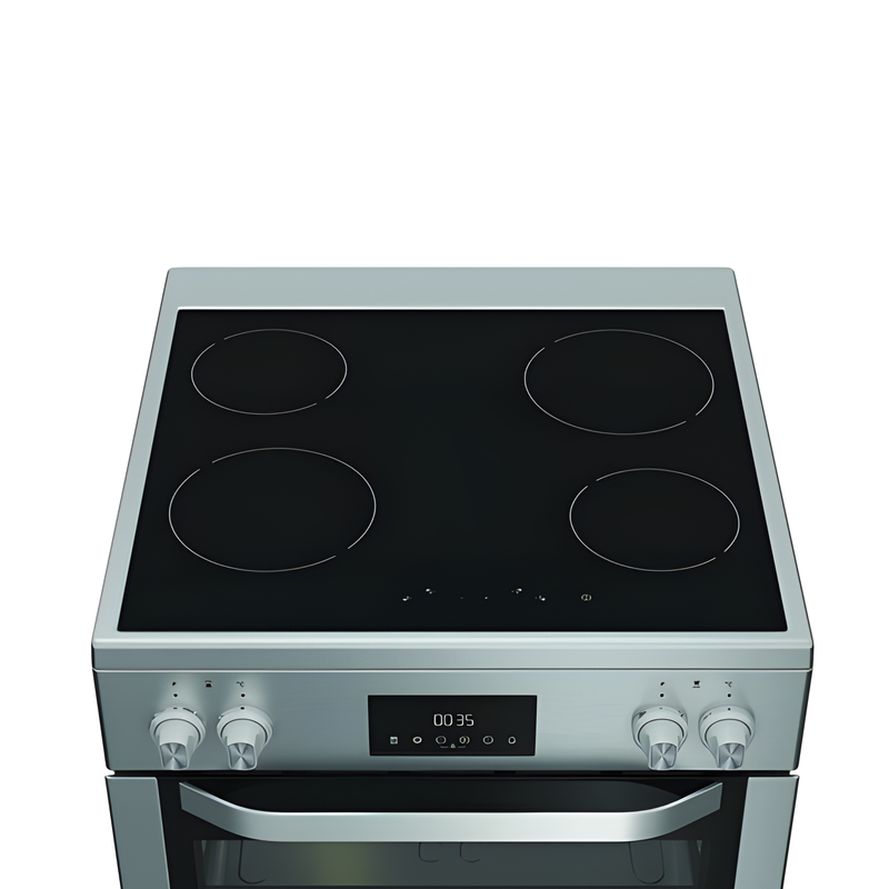 Hotpoint HDME6VDC2AX - Stainless Steel Double Cooker - 4 Zones - A energy