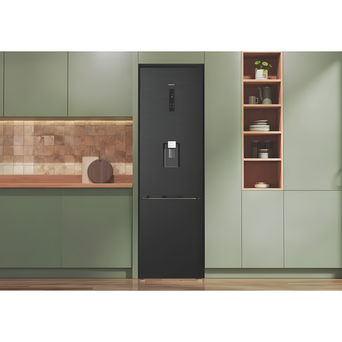 Hotpoint HPK 26411W XR4UK - Black Steel Fridge Freezer - E Energy