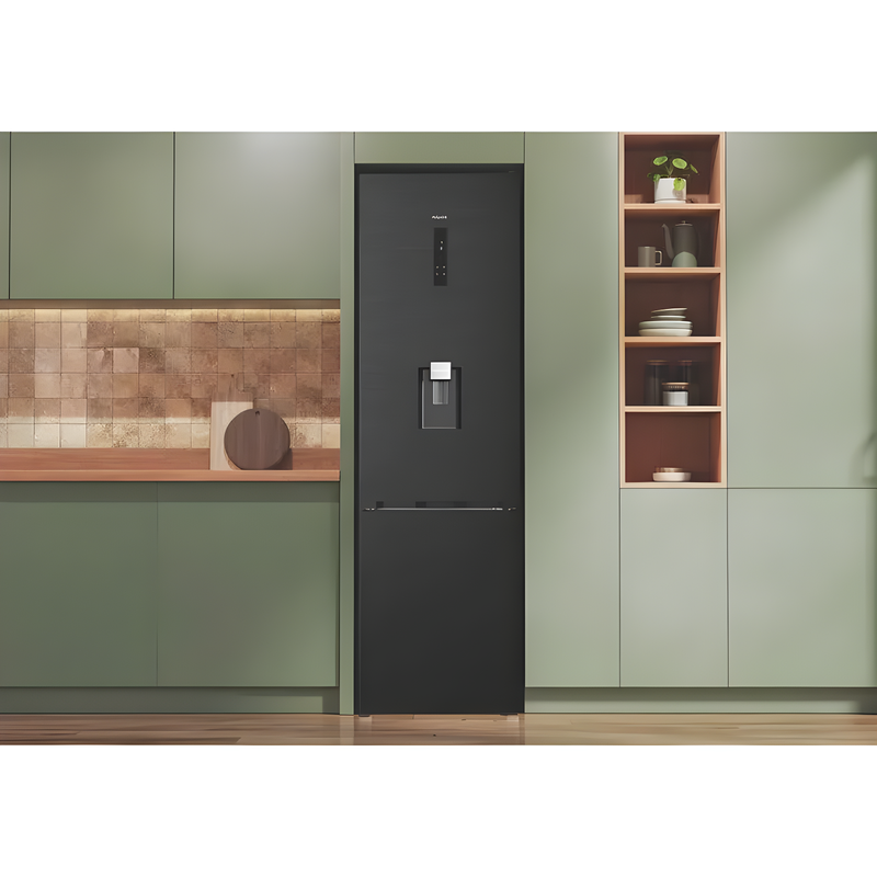 Hotpoint HPK 26411W XR4UK - Black Steel Fridge Freezer - E Energy