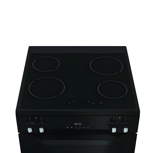 Hotpoint HDME6VDC2AB - Black 60cm Double Oven Electric Cooker - Ceramic Hob - A Energy
