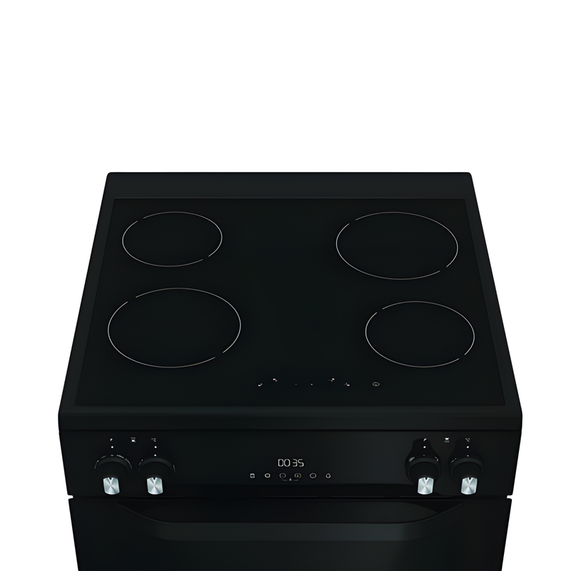 Hotpoint HDME6VDC2AB - Black 60cm Double Oven Electric Cooker - Ceramic Hob - A Energy