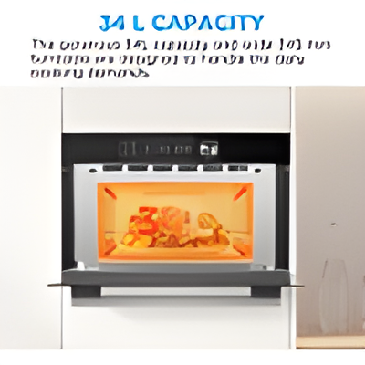 Midea MBOTG934E4MO-BK - Black Built-In Grill Microwave - 34 Litres