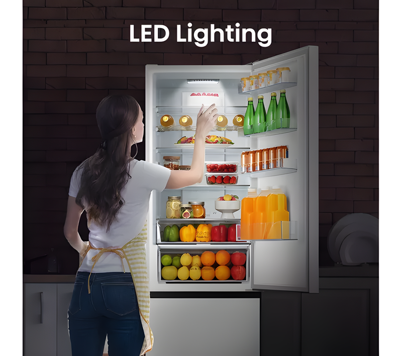 HISENSE RB435N4BWE - White Fridge Freezer - 60/40 Split - E Energy Rating