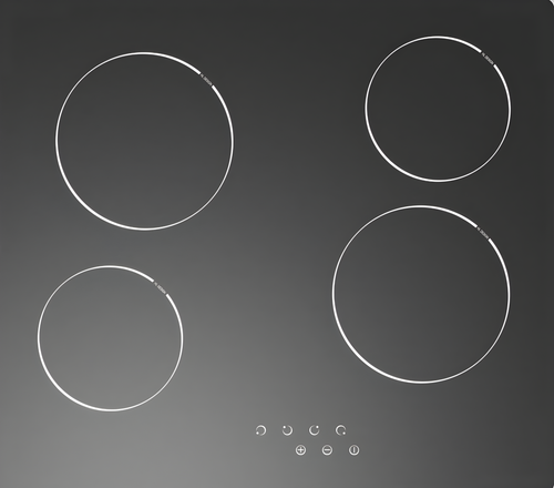 Cata UBTCC60LC.1 - 4 Zone Electric Hob Satin Glass finish