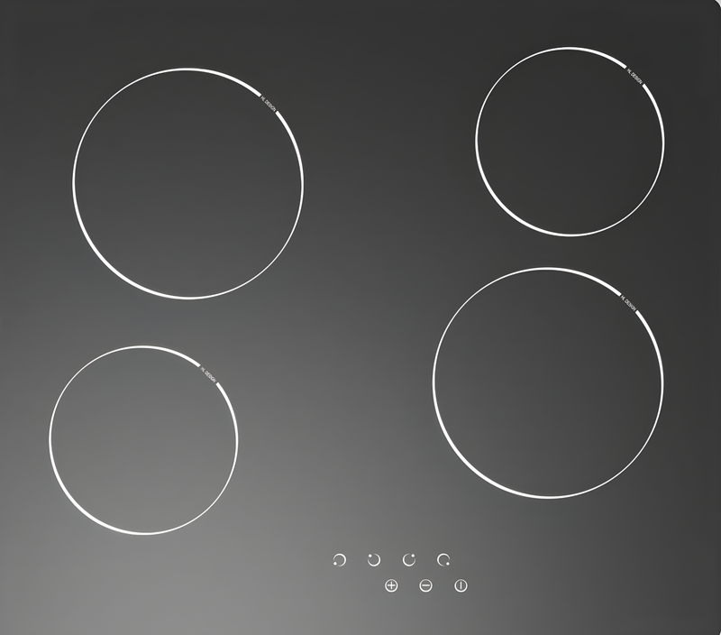 Cata UBTCC60LC.1 - 4 Zone Electric Hob Satin Glass finish