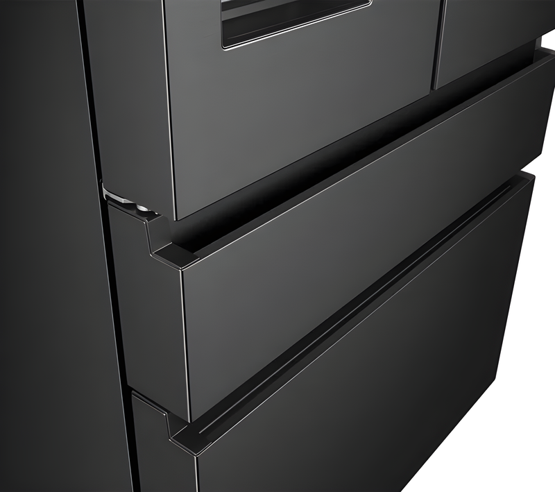 HISENSE RF728N4SBFE - Black American Fridge Freezer - 560L Total Capacity - E Energy Rating