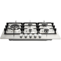 Belling GHU753RI - Stainless Steel 75cm 5 Burner Gas Hob - 3.6kW Wok Burner