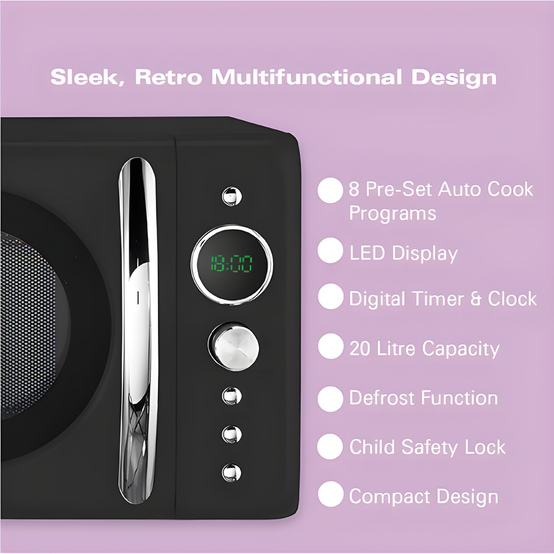 Hamilton Beach HB70H20B Black Microwave