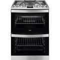 AEG CGB6131ACM - Stainless Steel Gas Cooker - Double Oven - 83/36L Capacity - A Energy Rating