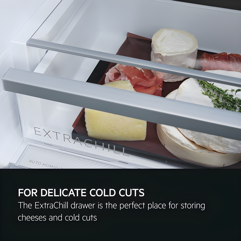 AEG NSC7C181DS - White 248L 70/30 Integrated Fridge Freezer - Frost Free - D Energy