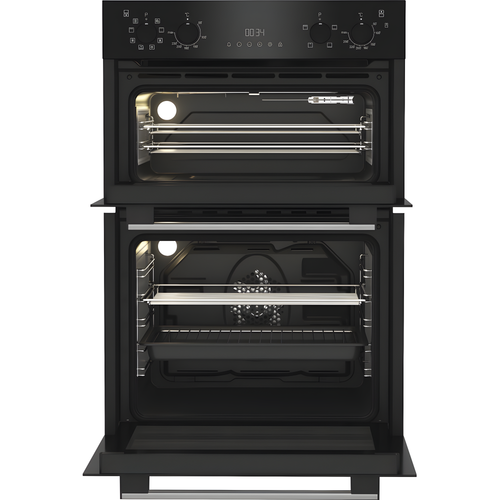 Hotpoint DIH 82G B - Black Built-in Double Oven - 109L - A Rated