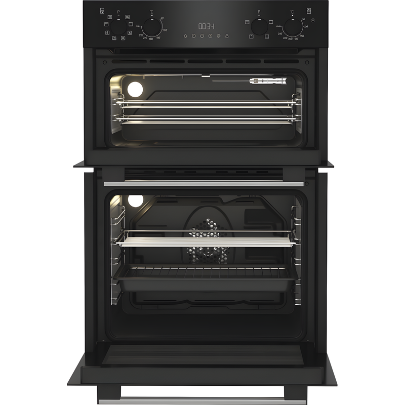 Hotpoint DIH 82G B - Black Built-in Double Oven - 109L - A Rated
