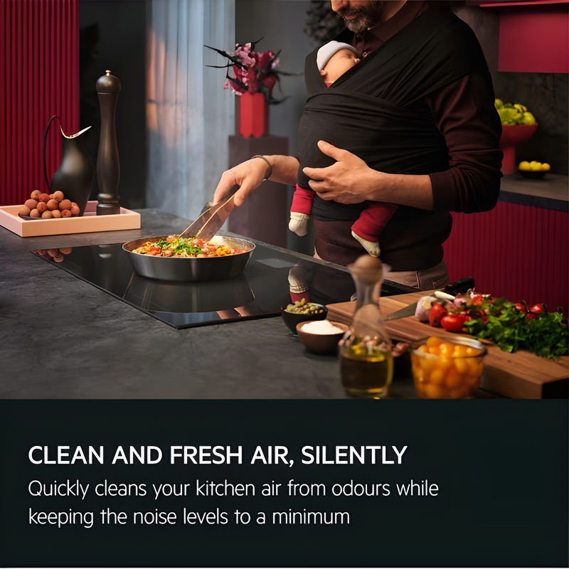 AEG GB87D91CB - Black 90cm Chimney Cooker Hood - A+ Energy Rated