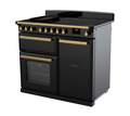 Rangemaster ESDL100EIPGBL/AB1 Estel Deluxe 100cm Induction Black/Antique Brass