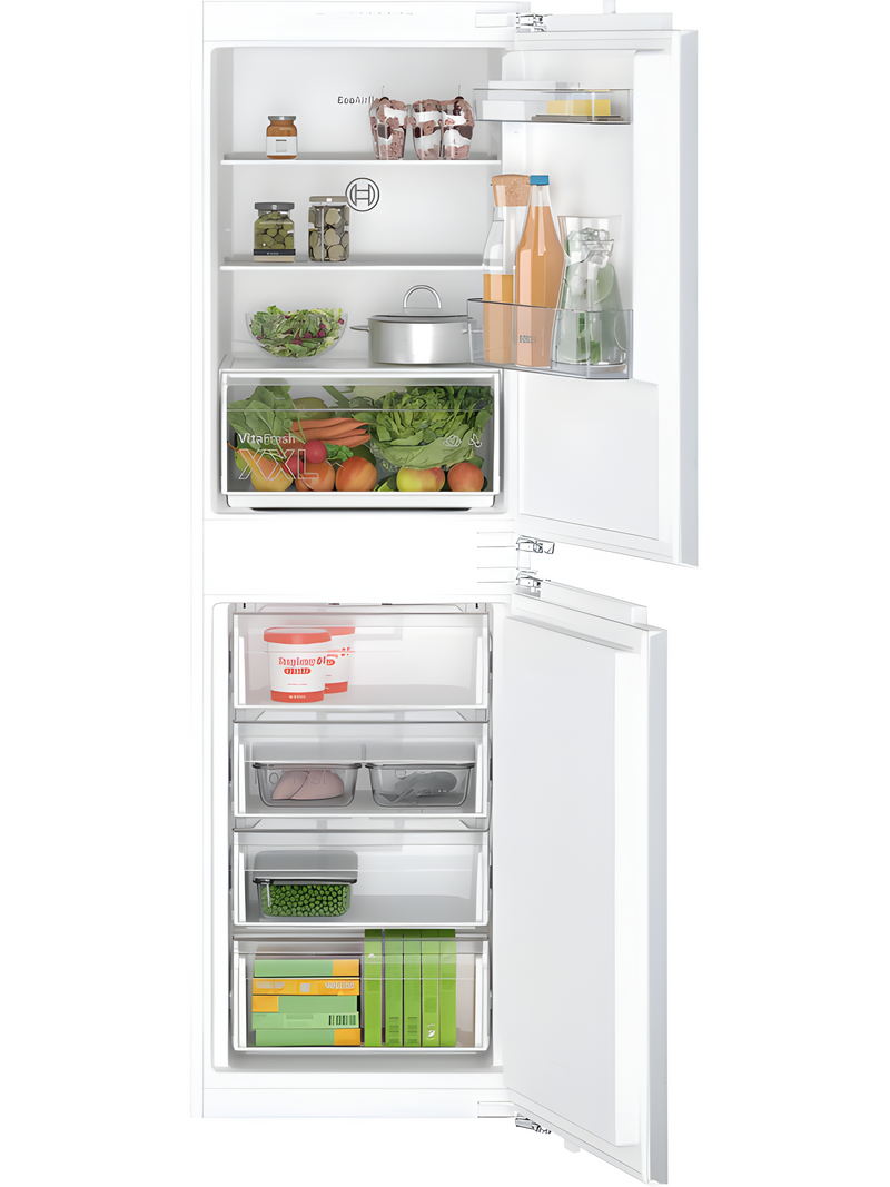 Bosch KIN85NFE0G - Integrated Frost Free Fridge Freezer - E energy