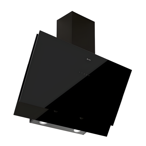 Caple ATA901 - Black Glass 90cm Wall Mounted Cooker Hood - 612m3/h Extraction - A Energy Rating