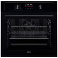AEG BEX535A61B - Black Built in Electric Single Oven - Aqua cleaning - A+ energy