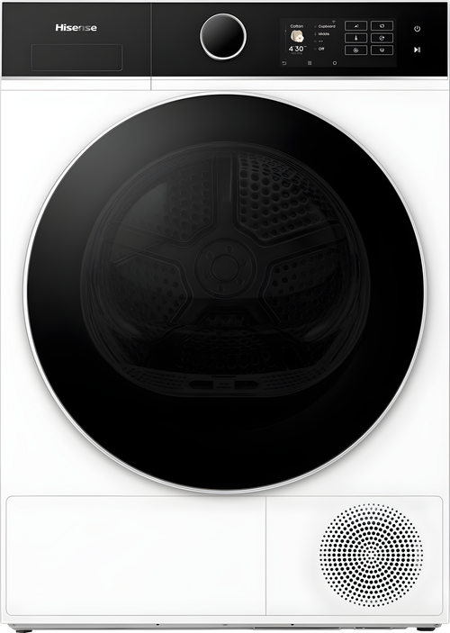 Hisense DH5I104BWAB - White 10KG Tumble Dryer - Heat Pump - B Energy