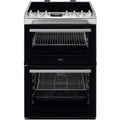 AEG CCX6740ACM - Stainless Steel Double Oven Electric Cooker - 4 Zone Ceramic Hob - A Energy Rating