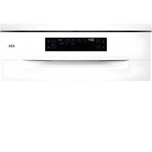 AEG GF5200D1SNW - White 60cm Freestanding Dishwasher - 13 Place Settings - D Energy