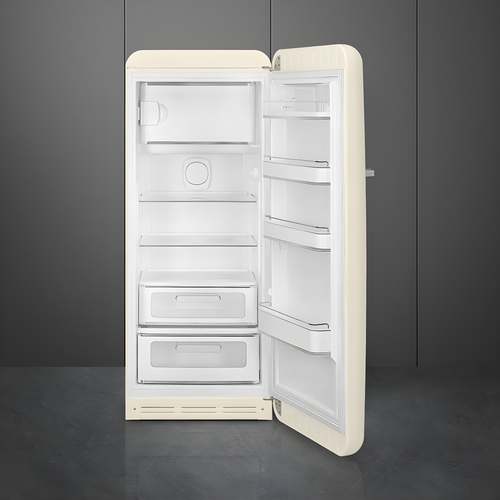 SMEG FAB28RCR6UK - Cream Fridge - 270L Capacity - C Energy Rating