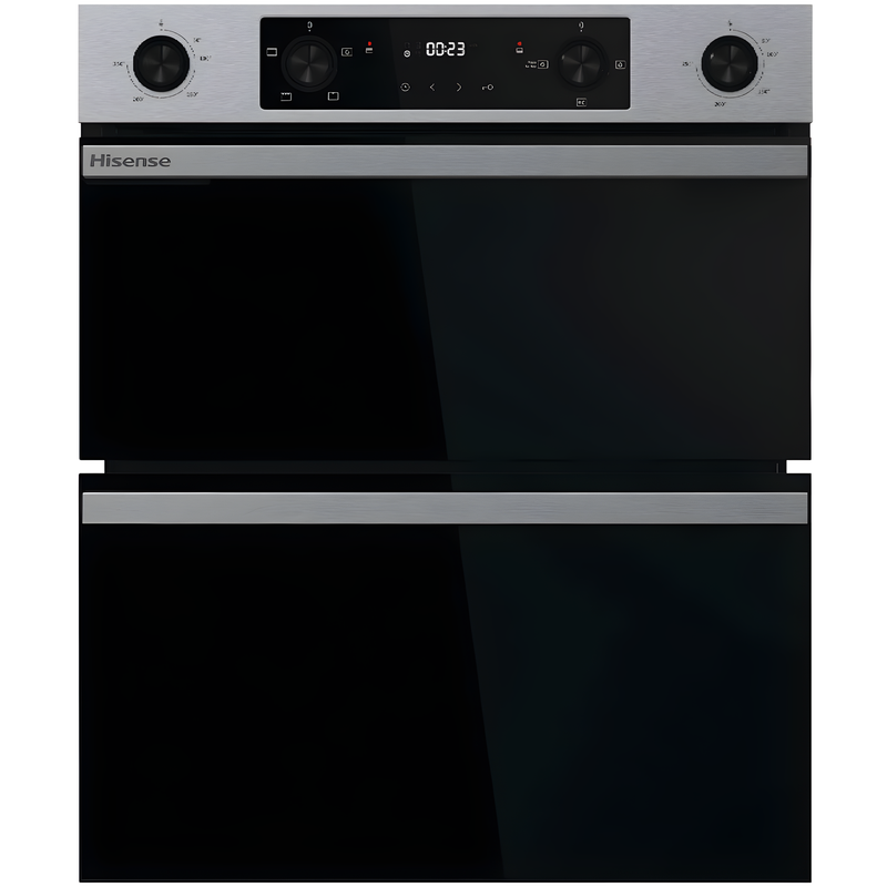 Hisense BUD714221CX - Stainless Steel Built-Under Double Oven - 92L Total Capacity - A Energy