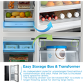 Midea MDRB379FGD30 - Black Fridge Freezer - 273L 60/40 Total No Frost - D Rated
