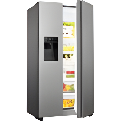 Hisense RS694N4TIE - Stainless Steel American Fridge Freezer - 562L Capacity - E Energy Rating