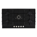 Cata UBGOG901BK - 90 cm Black 5 Zone Gas Hob