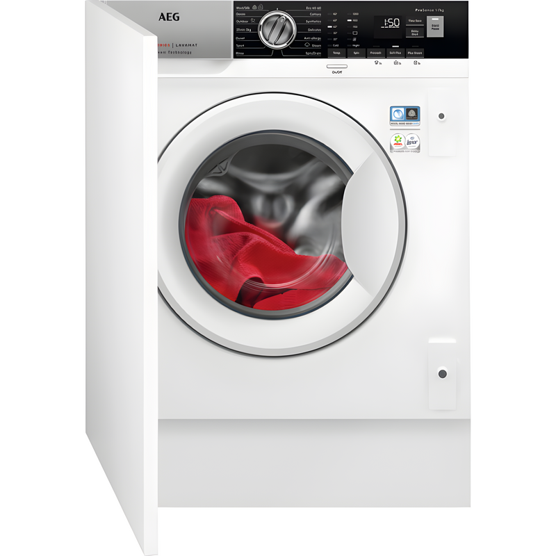 AEG L7FE7261BI - 8000 Series Integrated 7KG Washing Machine - 1200 RPM - D energy