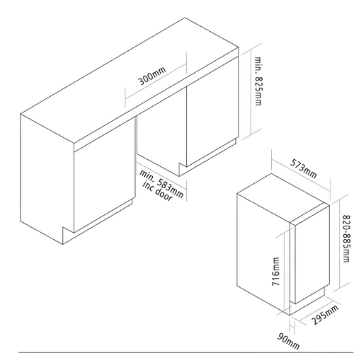 Caple WI3125 - Stainless steel 19 Bottle Capacity Wine Cooler - F energy
