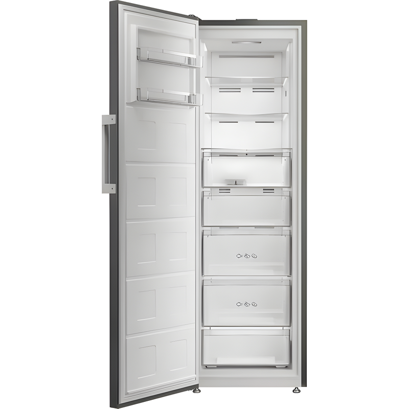 Hotpoint HPMFF 6312 XBR4UK - Dark Inox Tall Freezer - 286L - E Energy