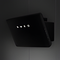 Smeg KFAB84MB - Black 70cm Chimney Cooker Hood - 605 m³/h - A Energy