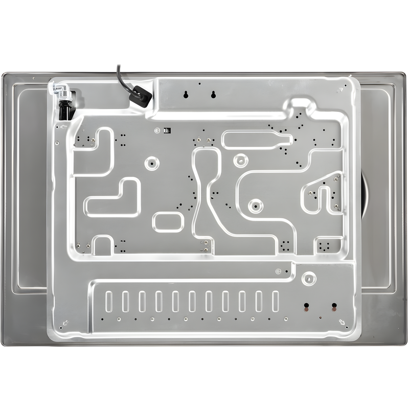 Belling GHU753CI - Stainless Steel 5 Burner Gas Hob - Wok Burner - LPG Convertible