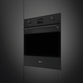 Smeg SOP6302S2PN - Matte Black Single Oven - 68 litres capacity - A+ energy