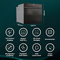 Hisense BAS6PH8BUKWF - Black Single Oven - 77 Litres - A+ Energy