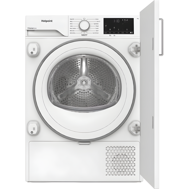 Hotpoint C HK 83M WW UK - White 8KG Integrated Heat Pump Tumble Dryer - A++ Energy Rating