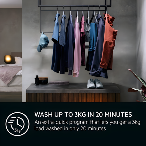 AEG LFSR74144UD - White 10KG Washing Machine - 1400 RPM - A Energy