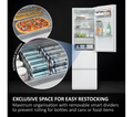 HAIER HTR3518ENMWK - White 60/40 Fridge Freezer - 303L - E Energy