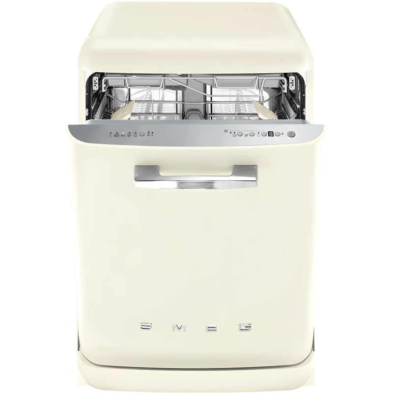 Smeg DFFABCR - Cream Dishwasher - 13 Place Settings - B Energy Rated