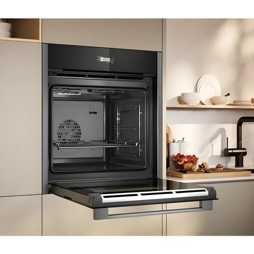 Neff B24CR31G0B - Graphite Built in Electric Single Oven - A+ energy