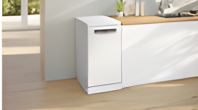 Bosch SPS4HMW14G - White 45cm Slimline Dishwasher - 10 Place Settings - D Energy Rating