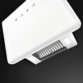 Smeg KFAB84MW - White 70cm Chimney Cooker Hood - 605 m³/h - A Energy