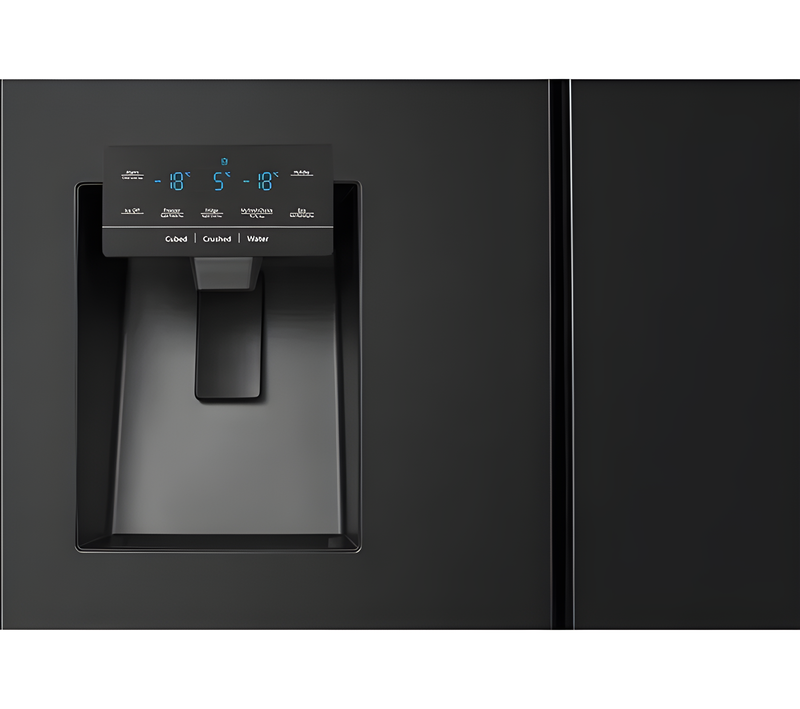 HISENSE RF728N4SBFE - Black American Fridge Freezer - 560L Total Capacity - E Energy Rating